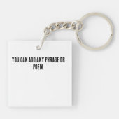 Porte-clés Merveilleux Zodiac-Chèvre Chinois-#001- (Dos)