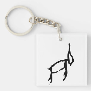 Porte-clés Merveilleux Zodiac-Rabbit chinois-#001-