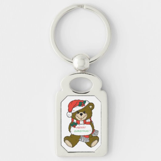 PORTE-CLÉS "MERY NOËL" TEDDDY BEAR (Devant)
