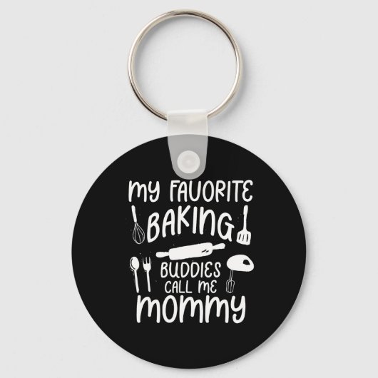 Porte-clés Mes copains de boulangerie préférés Appelez-moi Ma (Recto)