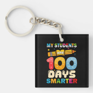 Porte-clés Mes élèves sont 100 jours plus intelligents enseig