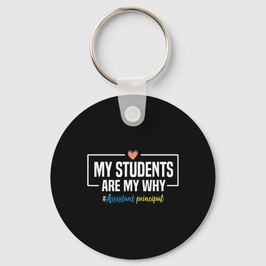 Porte-clés Mes étudiants sont mon pourquoi Istant Principal - (Recto)
