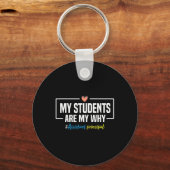 Porte-clés Mes étudiants sont mon pourquoi Istant Principal - (Recto)