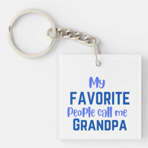 Porte-clés Mes gens favoris m'appellent grand-père