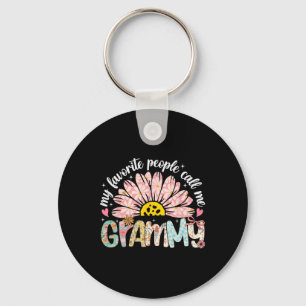 Porte-clés Mes Gens Préférés M'Appelent Grammy Fille Fête Des