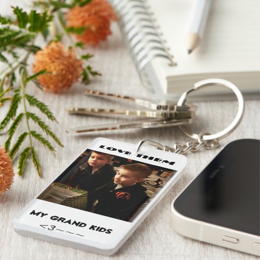 Porte-clés mes grandkids (Devant droit)
