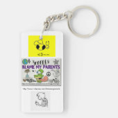 Porte-clés mes grandkids (Dos)