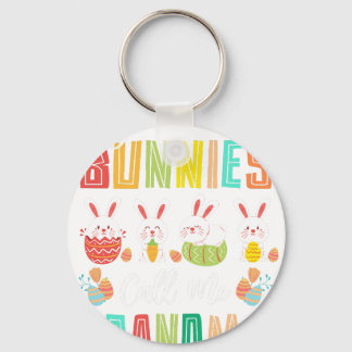 Porte-clés mes lapins préférés m'appellent grand-mère, rétro,