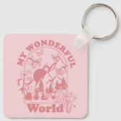 Porte-clés Mes merveilleuses fleurs rétro du monde (Dos)