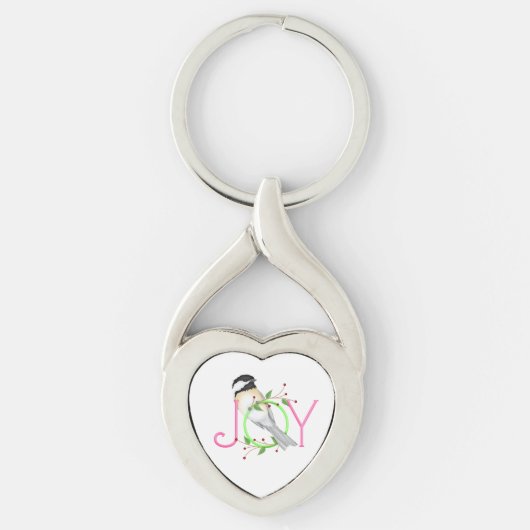 Porte-clés Mésange mignonne "Joie" (Devant)