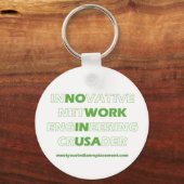 Porte-clés Message aux ingénieurs réseau (Recto)