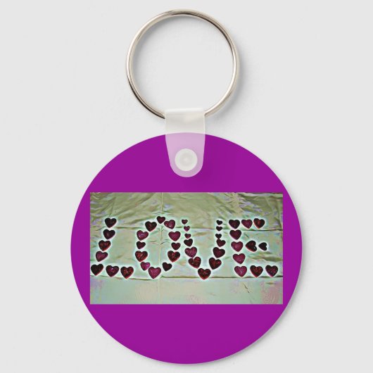 Porte-clés Message d'amour (Recto)