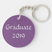 Porte-clés Message personnalisé du papillon inspiré (Dos)