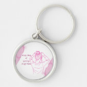 Porte-clés Messy Bun, Getting Stuff Done (Devant)