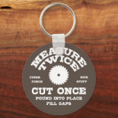 Porte-clés Mesure Deux fois IV (Recto)