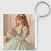 Porte-clés Metal Circle Keychain (Dos)