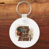 Porte-clés Metal Circle Porte - clé - Fille, Tu As Ça ! (Recto)