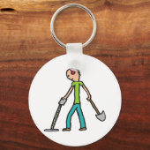 Porte-clés Metal Detecting (Verso)