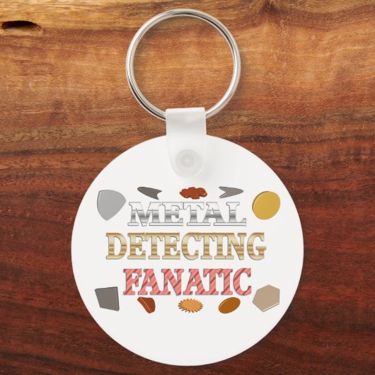 Porte-clés Metal Detecting Fanatic (Recto)