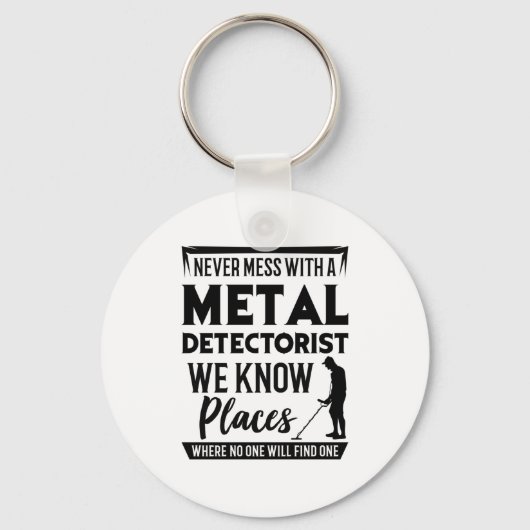 Porte-clés Metal Detectorist (Recto)