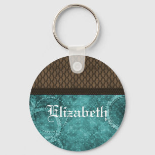 Porte-clés Metal Gear Steampunk Porte - clé, Turquoise