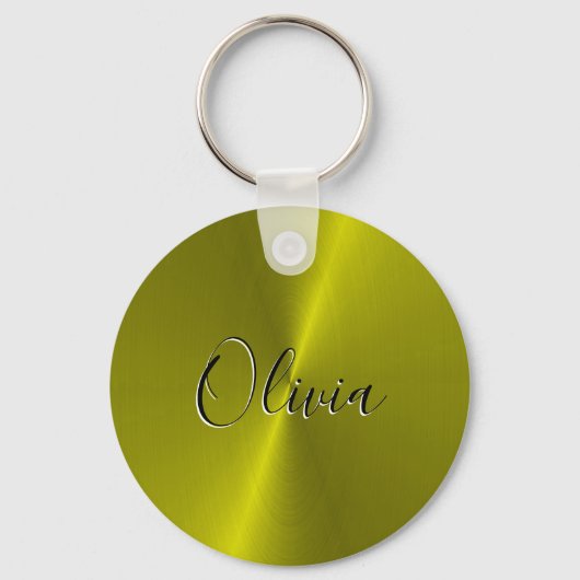 Porte-clés Métal jaune brillant (Recto)