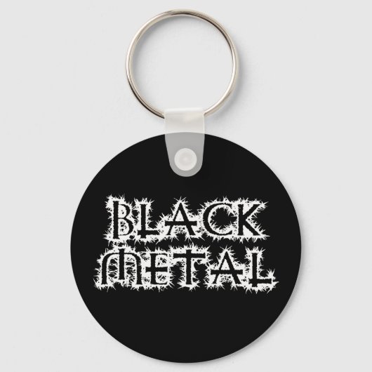 Porte-clés Métal noir (Recto)
