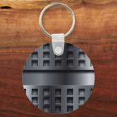 Porte-clés Métal perforé (Recto)