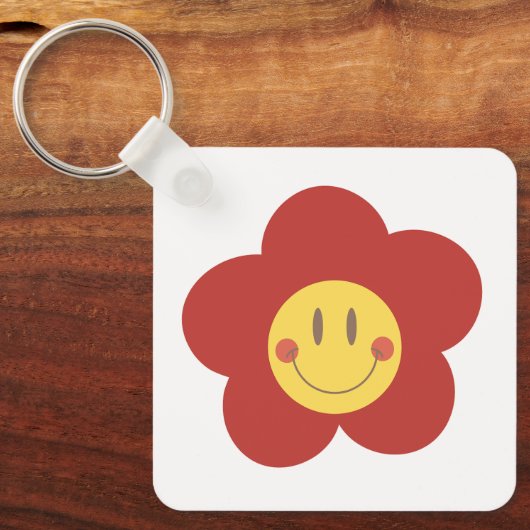 Porte-clés  Metal Square Keychain (Recto)