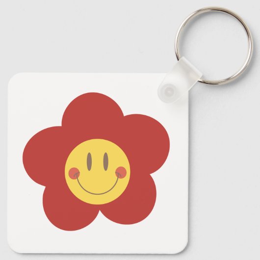 Porte-clés  Metal Square Keychain (Dos)