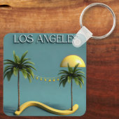 Porte-clés Metal Square Keychain (Verso)