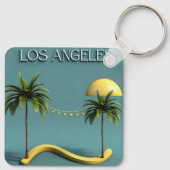 Porte-clés Metal Square Keychain (Dos)