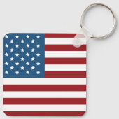 Porte-clés  Metal Square Keychain (Dos)