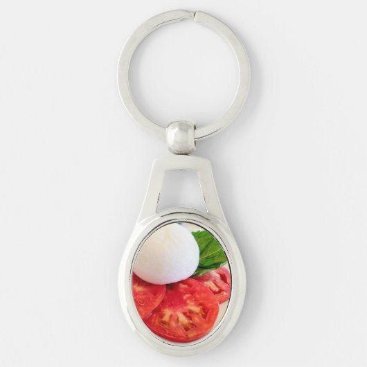 Porte-clés métallique Caprese (Devant)
