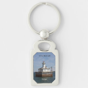 Porte-clés métallique du phare de 14 Foot Shoal