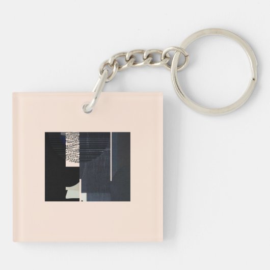 Porte-clés métaphore_14_intersections_2 acrylique (Dos)