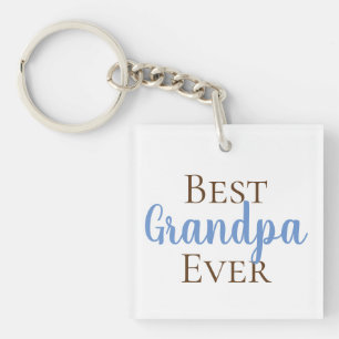 Porte-clés Mete Meilleur Grand-Père Papa PopPop etc Photo