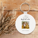 Porte-clés Mete Modern Best Papa Jamais Père's Birthday Photo<br><div class="desc">Mete Modern Best Papa Ever Père's Birthday Photo porte - clé</div>