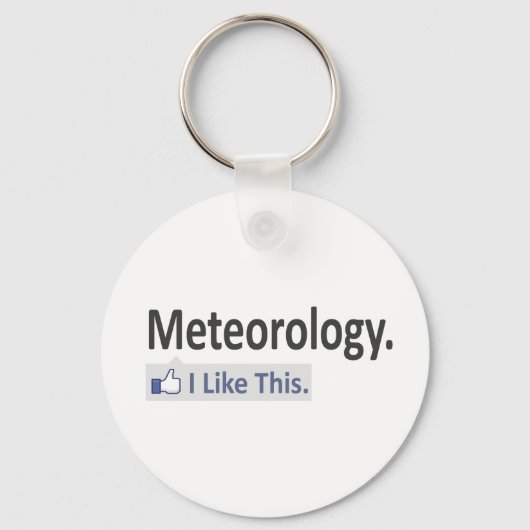Porte-clés Météorologie... J'Aime Ça (Recto)