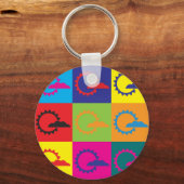 Porte-clés Météorologie Pop Art (Recto)