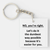 Porte-clés Méthode douteuse (Devant)