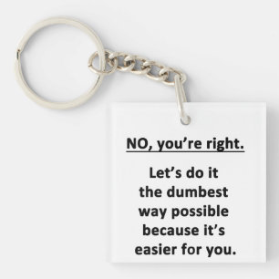 Porte-clés Méthode douteuse