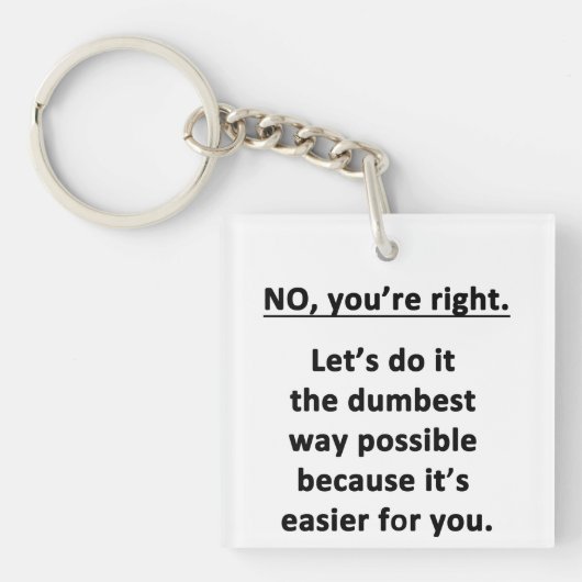 Porte-clés Méthode douteuse (Devant)