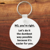 Porte-clés Méthode douteuse (Recto)