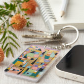 Porte-clés Métropole Géométrique Pastel (Devant droit)