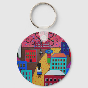 Porte-clés Mexican Town by Prisarts