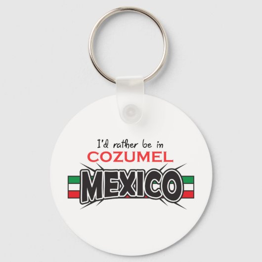 PORTE-CLÉS MEXICO APPLIQUE COZUMEL (Recto)