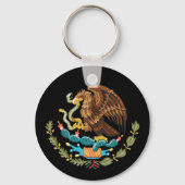 Porte-clés Mexico & Mexican Eagle coat of arms / flag (Recto)