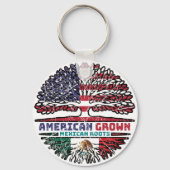 Porte-clés Mexico Mexican US American États-Unis Tree (Verso)