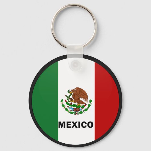 Porte-clés Mexico Roundel quality Flag (Recto)